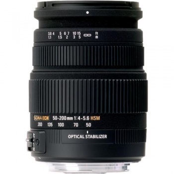 Sigma 50-200mm f/4-5.6 DC OS HSM High Performance Telephoto Zoom For C