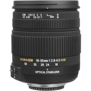 Sigma 18-50mm f/2.8-4.5 DC OS HSM Zoom For Canon D-SLRs