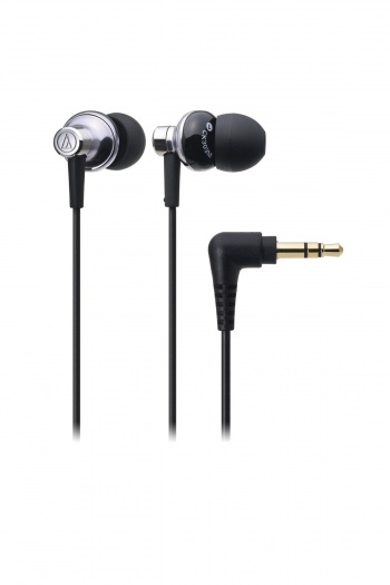 Audio Technica ATH-CK303MSV EAR-FIT Design In-Ear Headphones (Silver)