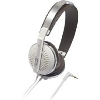 Audio TECHNICA-HEADPHONES ATH-RE70WH Portable On-Ear Headphone White