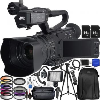 JVC GY-HM180 Ultra HD 4K Camcorder with HD-SDI Accessory Bundle