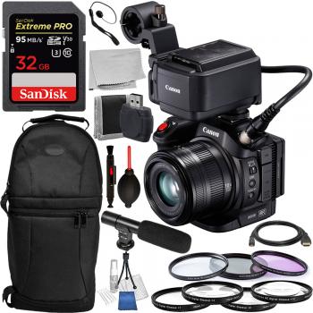 Canon XC15 4K Professional Camcorder with Accessory Bundle
