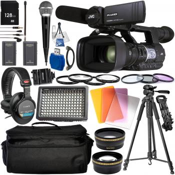 JVC GY-HM620 ProHD Mobile News Camera with Deluxe Accessory Bundle