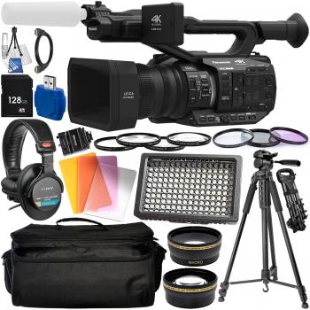 Panasonic AG-UX90 4K/HD Professional Camcorder with Essential Accessor