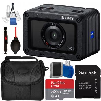 Sony Cyber-shot DSC-RX0 II Digital Camera and Accessory Bundle