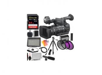 Sony HXR-NX5R NXCAM Professional Camcorder with Built-In LED Light and