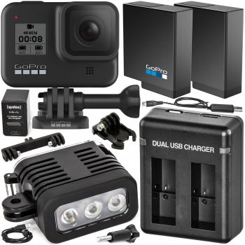 Gopro Hero8 Action Camera Black With Extended Life Accessory