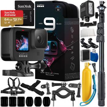 GoPro HERO9 (Hero 9) Action Camera (Black) with Water Sports Accessory