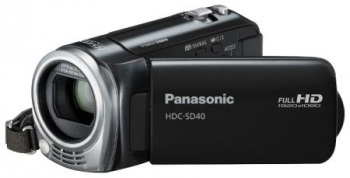 Panasonic HDC-SD40 PAL Camcorder (Black)