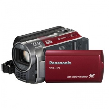 Panasonic SDR-H101 PAL Camcorder (Red)