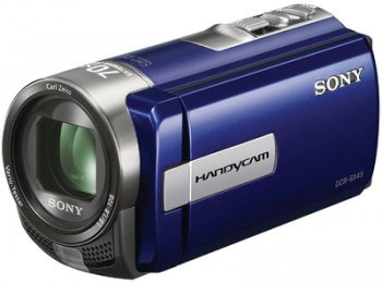 Sony DCR-SX45E PAL Camcorder (Blue)
