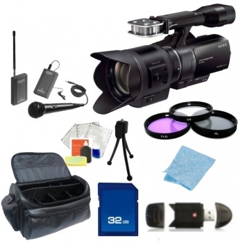 Sony NEX-VG30EH PAL Camcorder with 18-200mm Power Zoom Lens + Accessor