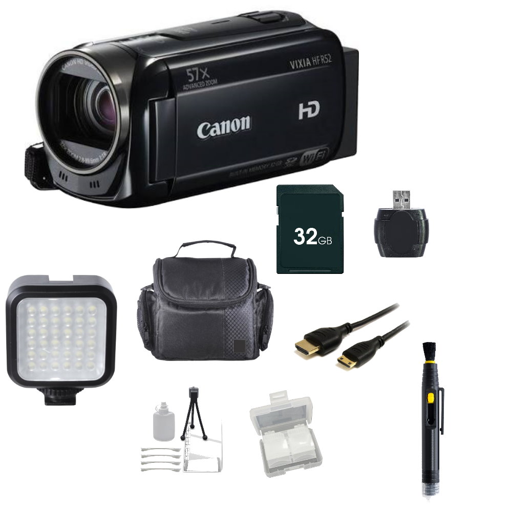 Canon Vixia HF R50 Camcorder Accessory Bundle (NTSC)