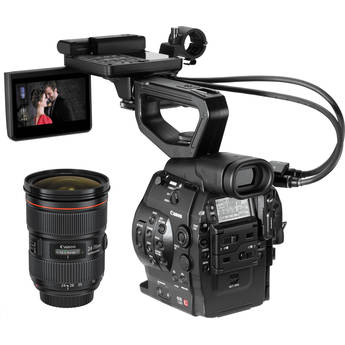 Canon EOS C300 Cinema EOS Camcorder Body with Dual Pixel CMOS AF and 24-70mm f/2.8L II USM Lens