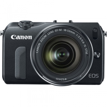 Canon EOS-M Mirrorless Digital Camera with EF-M 18-55mm f/3.5-5.6 IS S