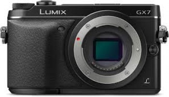 Panasonic Lumix DMC-GX7 Mirrorless Digital Camera Body (Black)