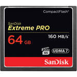 SanDisk SDCFXPS-064G-X46 64GB Extreme Pro 160MB/s CompactFlash Card