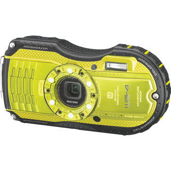 Ricoh WG-4 Digital Camera (Lime Yellow)
