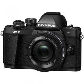 Olympus OM-D E-M10 Mark II Mirrorless Micro Four Thirds Digital Camera with 14-42mm Lens (Black)