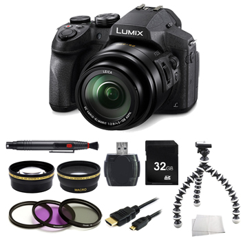 Panasonic Lumix DMC-FZ300/FZ330 Digital Camera + 32GB Accessory Bundle