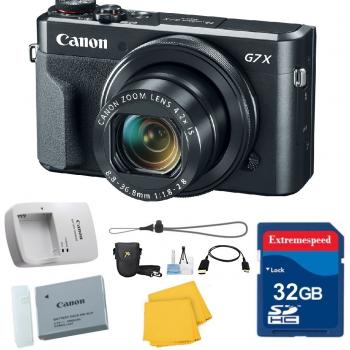 Canon PowerShot G7 X Mark II Digital Camera + Accessory Bundle