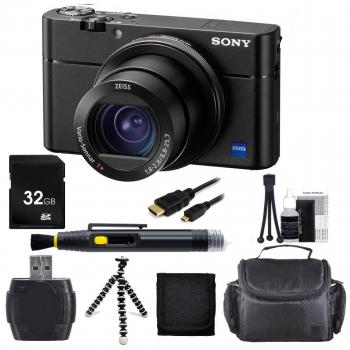 Sony Cyber-shot DSC-RX100 V Camera + Accessory Bundle