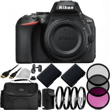 Nikon D5600 DSLR Camera (Body Only) 32GB Basic Package