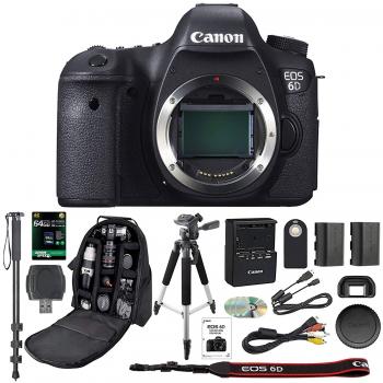 Canon EOS 6D Digital SLR Camera With Wifi Body Only - International Bu
