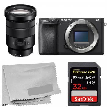 Sony Alpha a6400 Mirrorless Digital Camera with Sony 18-105mm Lens & S
