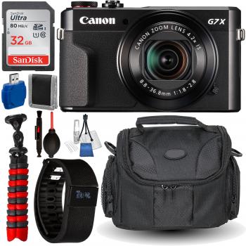 Canon PowerShot G7 X Mark II Digital Camera Accessory Bundle with Free