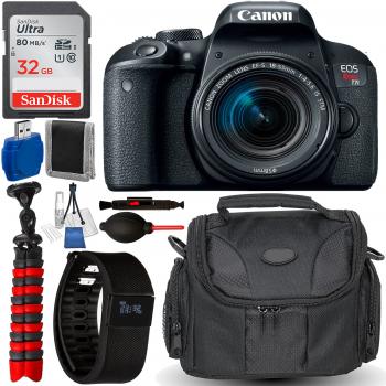 Canon EOS Rebel T7i DSLR Camera with 18-55mm Lens Accessory Bundle wit