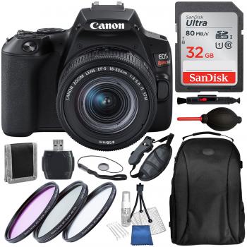 Canon EOS Rebel SL3 DSLR Camera with 18-55mm Lens (Black) - 3453C002 a