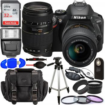 Nikon D5600 DSLR Camera with 18-55mm Lens (Black) � 1576 with Tamron 7