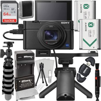 Sony Cyber-Shot DSC-RX100 VII Digital Camera with Shooting Grip Kit + 