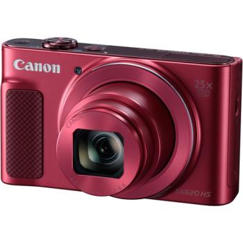 Canon PowerShot SX620 HS Digital Camera (Red) + SanDisk 64GB Ultra Mem