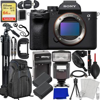 Sony a7 IV Mirrorless Camera (Body Only) with Advanced Accessory Bundl