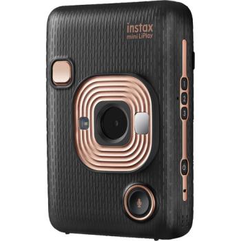 FUJIFILM INSTAX Mini LiPlay Hybrid Instant Camera (Elegant Black