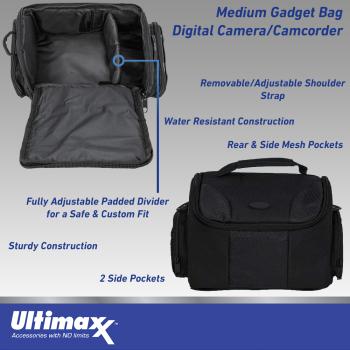 Ultimaxx Advanced Bundle + Ricoh WG-80 Digital Camera (Black) + SanDis