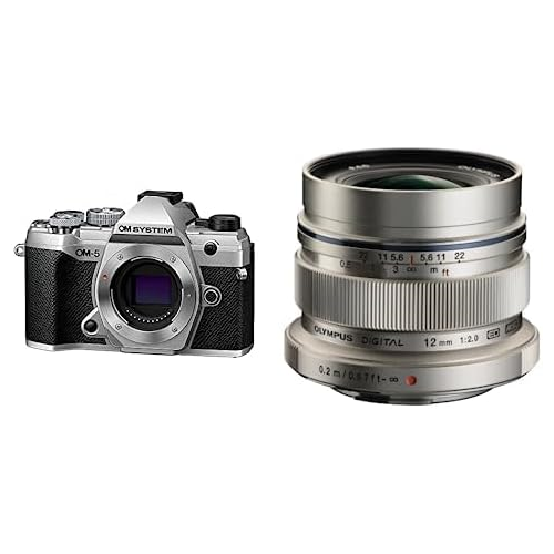 OM SYSTEM OM-5 Mirrorless Camera with M. Zuiko Digital ED 12mm f/2 Len