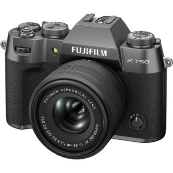 FUJIFILM X-T50 Mirrorless Camera with XC 15-45mm f/3.5-5.6 Lens (Charc