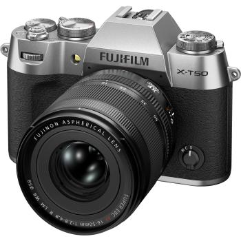 FUJIFILM X-T50 Mirrorless Camera with XF 16-50mm f/2.8-4.8 Lens (Silve