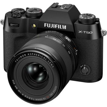 FUJIFILM X-T50 Mirrorless Camera with XF 16-50mm f/2.8-4.8 Lens (Black