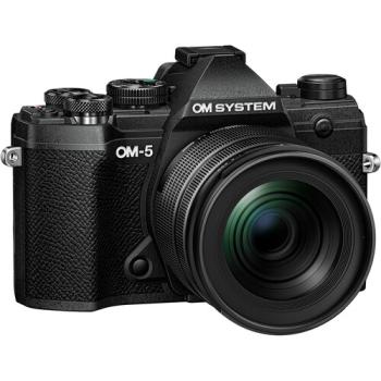 OM SYSTEM OM-5 Mirrorless Camera with 12-45mm f/4 PRO Lens (Black)