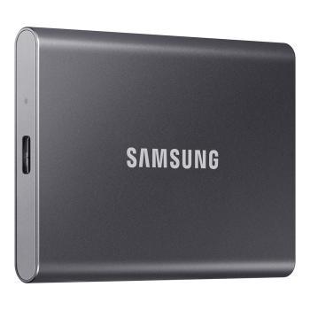 Samsung T7 2TB USB 3.2 Gen 2 Type-C Portable External SSD Titan Gray