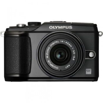 Olympus PEN E-PL2 (EPL2) Digital Camera (Black) W/14-42mm Lens