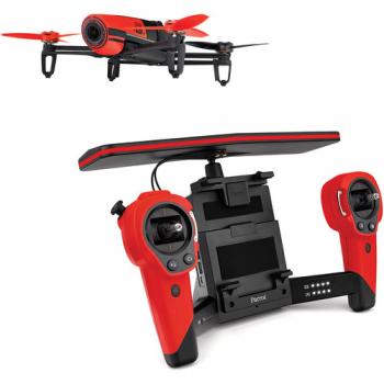 Parrot BeBop Drone Quadcopter with Skycontroller Bundle (Red)