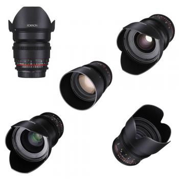 Rokinon 16 24 35 50 85mm Cine DS Lens Kit for Sony E-Mount