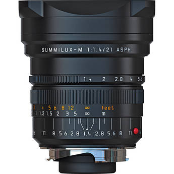 Leica 21mm f/1.4 Summilux-M Aspherical Manual Focus Lens - Black