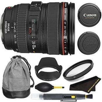 Canon EF 24-105mm f/4L IS USM Lens Bundle