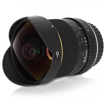 Ultimaxx 6.5mm f/3.5 HD Aspherical Fish-eye Lens with Removable Hood f